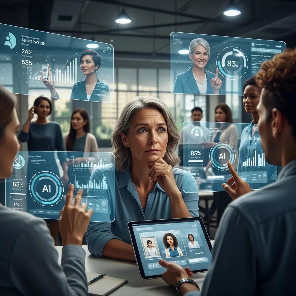 Representación visual de retos al automatizar el servicio al cliente con IA